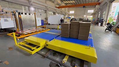 Corrugated Board Feeding to Printer