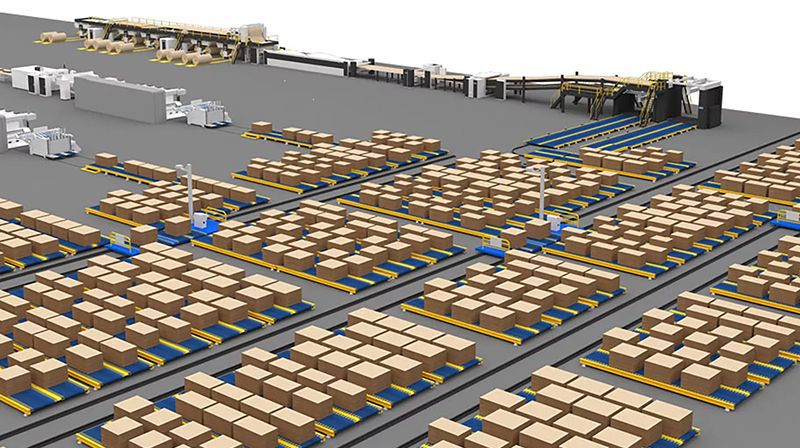 Corrugated Board Intralogistics System Planning