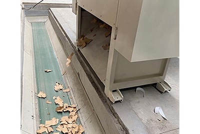 Shredder + Inclined Conveyor